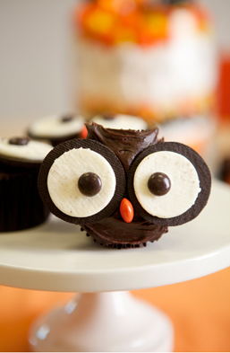 owl cupcake